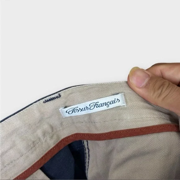 Edwin 55 Chino French Twill Pants 10 Oz Ultra Marine Mens W32 L33 Navy Blue - Picture 13 of 16